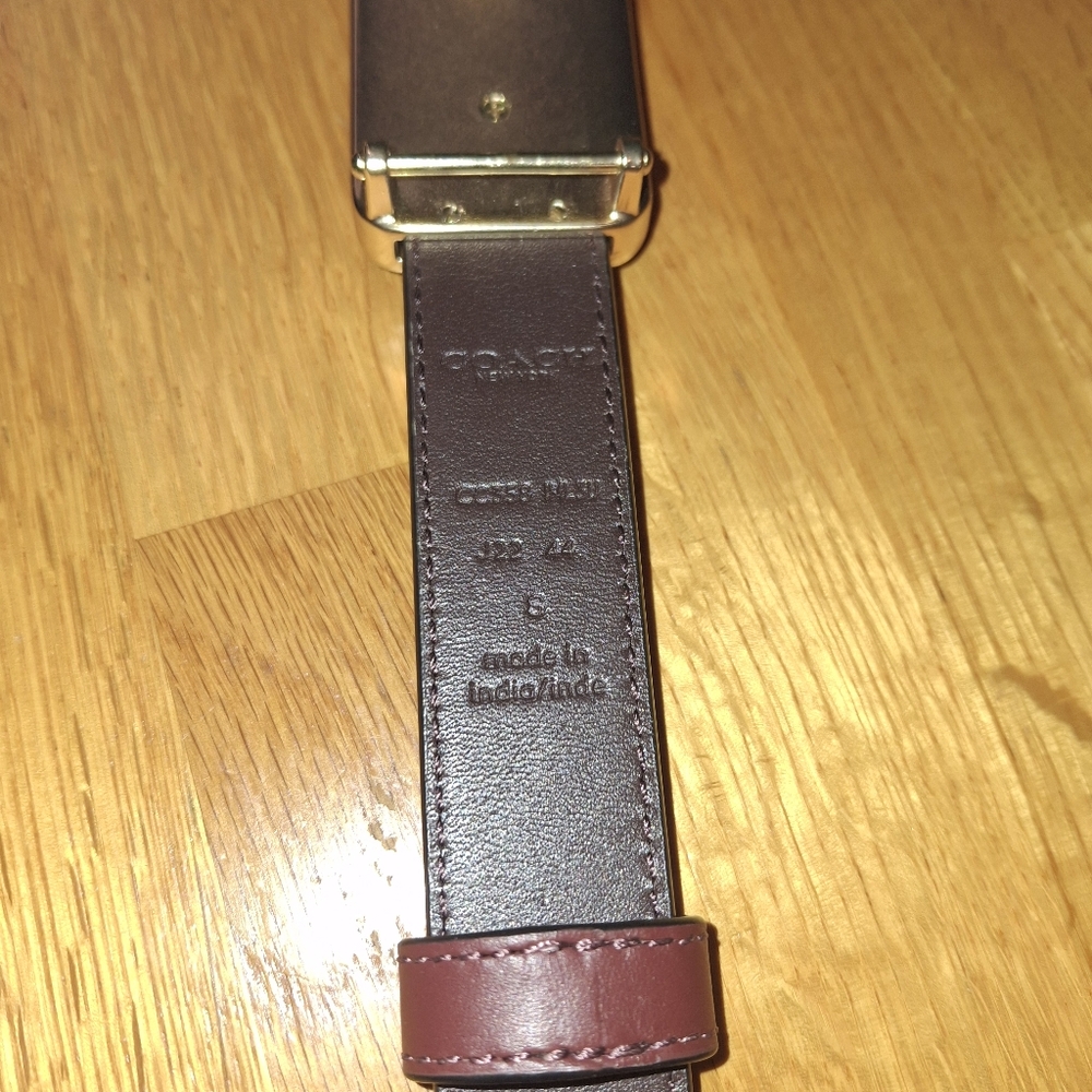 Coach Gracie Plaque Buckle Belt NWOT - Picture 11 of 16